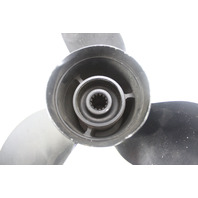 061002 13-1/4 x 17 Aluminum  Propeller Suzuki Johnson 13 Spline 6 MONTH WARRANTY