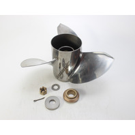 345933 14-1/2 x 19 Stainless RH Propeller Yamaha 15 Spline 6 MONTH HUB WARRANTY