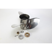 345933 14-1/2 x 19 Stainless RH Propeller Yamaha 15 Spline 6 MONTH HUB WARRANTY