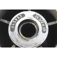 345933 14-1/2 x 19 Stainless RH Propeller Yamaha 15 Spline 6 MONTH HUB WARRANTY