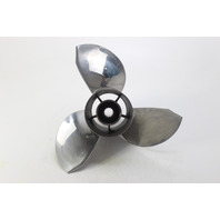 345933 14-1/2 x 19 Stainless RH Propeller Yamaha 15 Spline 6 MONTH HUB WARRANTY