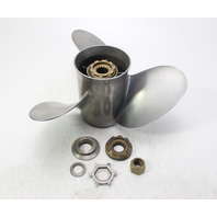 9417743 Power Tech Honda 11-1/2 x 19 Stainless Propeller 60-130 HP 6 MONTH WTY