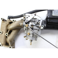 853720T14 Mercury 15 HP Tiller Carburetor 4-Stroke With Intake and Silencer