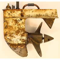 1956 1957 1958 Mercury Kiekhaefer Mark 15" Lower Unit with Propeller 55 & 58 HP