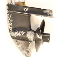 1975 1976 1977 1978 1979 1980 - 1986 Mercury 25" Lower Unit 7.5 9.8 HP 2 Stroke