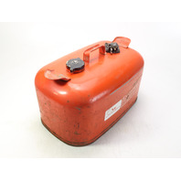 Vintage Johnson Evinrude Metal Portable Fuel Gas Tank 6 Gallon 22.5 Liter w/ Cap