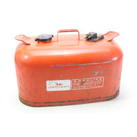 Vintage Johnson Evinrude Metal Portable Fuel Gas Tank 6 Gallon 22.5 Liter w/ Cap