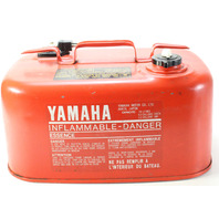 Vintage Yamaha Metal Outboard Portable Fuel Gas Tank 6.3 Gallon