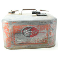 Vintage Mercury Metal Outboard Portable Fuel Gas Tank 6 Gallon