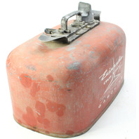 Vintage Johnson Evinrude Metal Outboard Portable Fuel Gas Tank 6 Gallon