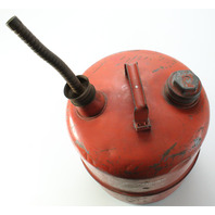 Vintage Sears Roebuck Metal Outboard Portable Fuel Gas Tank 5 Gallon
