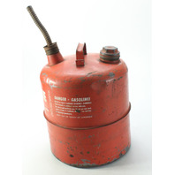 Vintage Sears Roebuck Metal Outboard Portable Fuel Gas Tank 5 Gallon