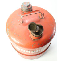 Vintage Sears Roebuck Metal Outboard Portable Fuel Gas Tank 5 Gallon
