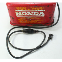 Vintage Honda Metal Outboard Fuel Tank w/ Hose 3.4 Gallon For Parts Display