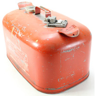 Vintage Johnson OMC Metal Outboard Portable Fuel Gas Tank 6 Gallon