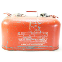 Vintage Johnson OMC Metal Outboard Portable Fuel Gas Tank 6 Gallon