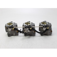 824924T38 Mercury 1994 - 2004 Carburetor Set 75 90 HP Top Middle Bottom As-Is