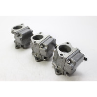 824924T38 Mercury 1994 - 2004 Carburetor Set 75 90 HP Top Middle Bottom As-Is