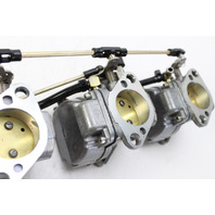 824924T38 Mercury 1994 - 2004 Carburetor Set 75 90 HP Top Middle Bottom As-Is