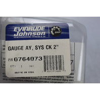 NEW! OEM Evinrude Johnson 1986 &ndash; 2005 Check Gauge Assembly System 2" 764073