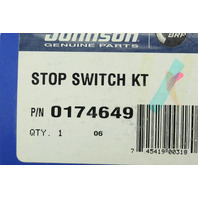 New Johnson Evinrude OMC OEM EMERGENCY IGNITION CUTOFF SWITCH ASSEMBLY 174649