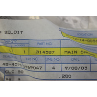 314587 Johnson Evinrude Starter Main Spring 9.5 HP 1964-1973 NEW OEM