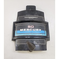 8774A6 Mercury 1987-1990 Front Cover Thunderbolt Medallion 50 60 HP 3 Cyl