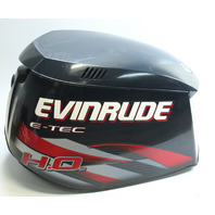 285734 Evinrude 2010-2012 ETEC Hood Cover Cowl Cowling HO 200 225 250 300 HP V6