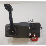 Johnson Evinrude OMC Concealed Side Mount Remote Control Box W/ Trim Switch Key
