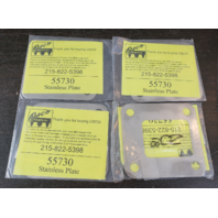 1976-1982 OSCO Stainless Steel Block Off Plates 55730 198 228 255 470 898 HP