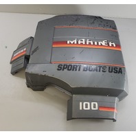 9264A2 Mercury & Mariner 1988-1993 Port Engine Cover Cowl 100 115 HP 4 Cyl