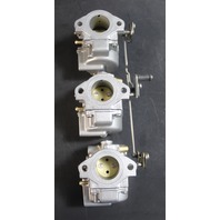 432666 C# 432667 Johnson Evinrude 1989-90 Carburetors 60 HP 3 Cyl REBUILT!