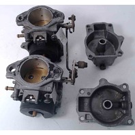 393192 393193  C# 328278 Johnson Evinrude 1983 Carburetor Set 50 60 HP REBUILT!