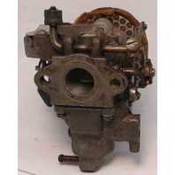 378614 0378614 Johnson Evinrude 1962 Carburetor W/ Plate & Cover 5.5 HP CLEAN