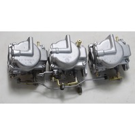 387564 387565 Johnson Evinrude 1976 Carburetor Set 70 HP 3 Cyinderl REBUILT!