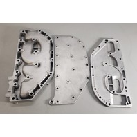 318309 317217 Johnson Evinrude 1973-76 Exhaust Manifold & Plate Cover 65 70 75HP