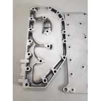 318309 317217 Johnson Evinrude 1973-76 Exhaust Manifold & Plate Cover 65 70 75HP
