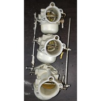 WB-26B F498061-1 Chrysler 1975-1982 Carburetor Set 75 90 HP 3 Cyl REBUILT!