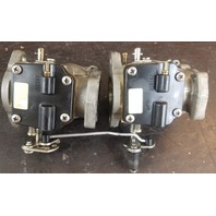 437523 439458 Johnson Evinrude 1995-01 Carburetor Set 40 50 HP 2 Cyl REBUILT!