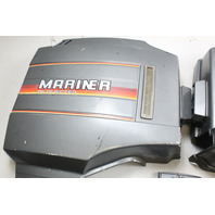 Mercury & Mariner 90 HP Clam Shell Hood Top Cowl Engine Cover Set