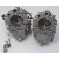 396140 C# 331575 Johnson Evinrude 1986 Carburetor Set 40 50 HP 2 Cyl REBUILT!