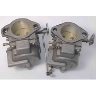 396140 C# 331575 Johnson Evinrude 1986 Carburetor Set 40 50 HP 2 Cyl REBUILT!