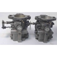 396140 C# 331575 Johnson Evinrude 1986 Carburetor Set 40 50 HP 2 Cyl REBUILT!