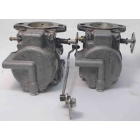 396140 C# 331575 Johnson Evinrude 1986 Carburetor Set 40 50 HP 2 Cyl REBUILT!