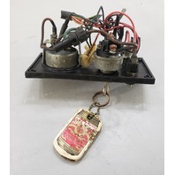 Dash Panel W/ Amps Gauge Key Choke Button FOR PARTS OR REPAIR