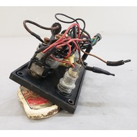Dash Panel W/ Amps Gauge Key Choke Button FOR PARTS OR REPAIR