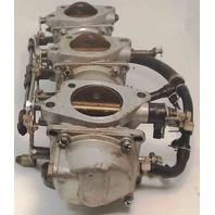 6H500-Casting Number Yamaha Carburetor Set of 3 50 HP - AS IS