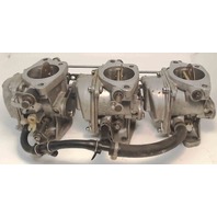 6H500-Casting Number Yamaha Carburetor Set of 3 50 HP - AS IS