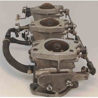 6H500-Casting Number Yamaha Carburetor Set of 3 50 HP - AS IS