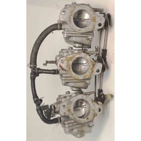 6H500-Casting Number Yamaha Carburetor Set of 3 50 HP - AS IS